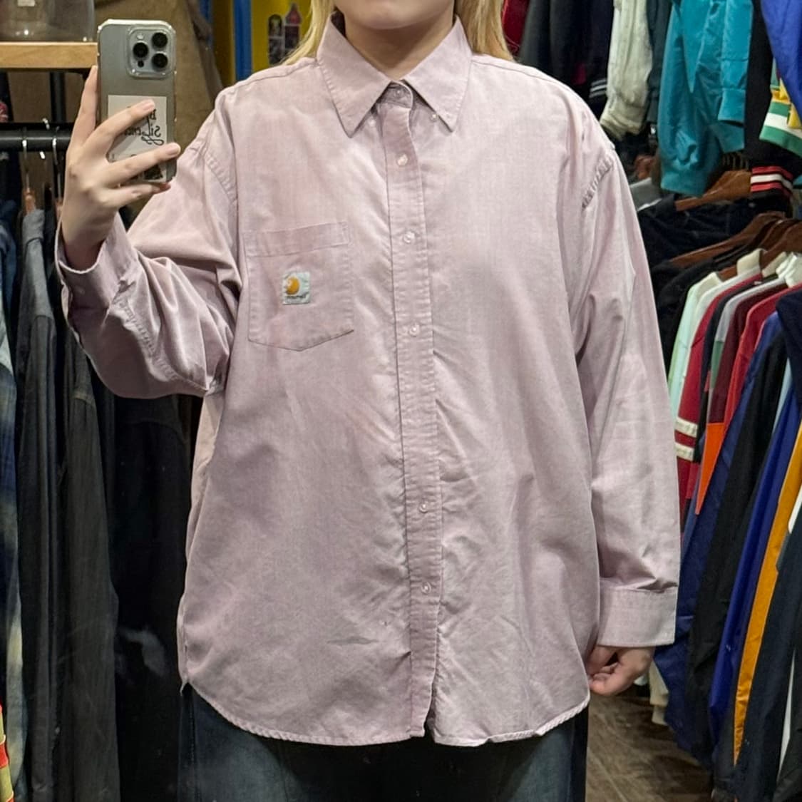 [HI] 칼하트 긴팔셔츠 핑크  상품이미지2