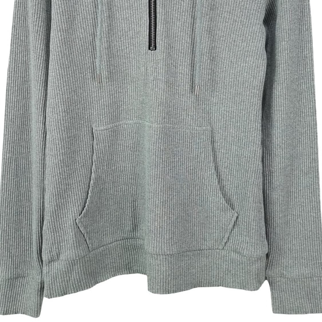 [게스] 비즈 하프집업 반집업 니트 후드티 그레이 M20087 상품이미지5