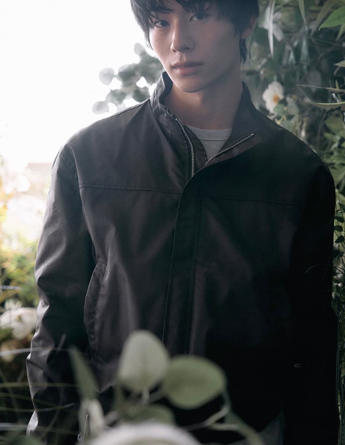 런디 어반 크롭 왁스 자켓 2사이즈 블랙 상품이미지3