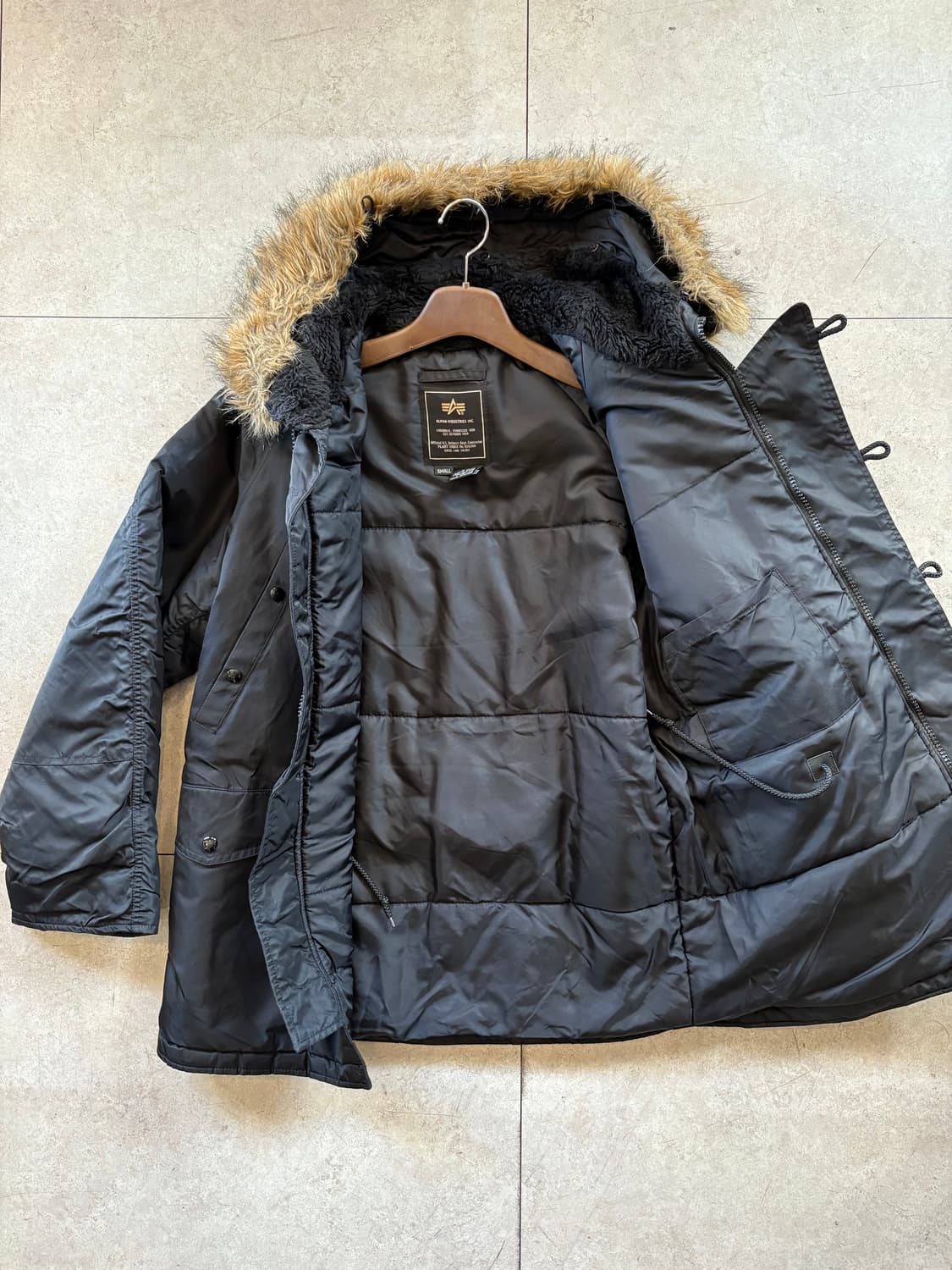 알파 인더스트리 N3B 퍼 후드 파카 상품이미지2