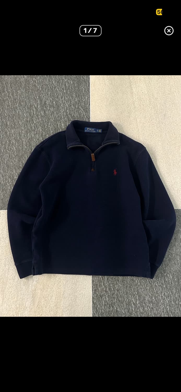 폴로 코튼 하프 집업 상품이미지2