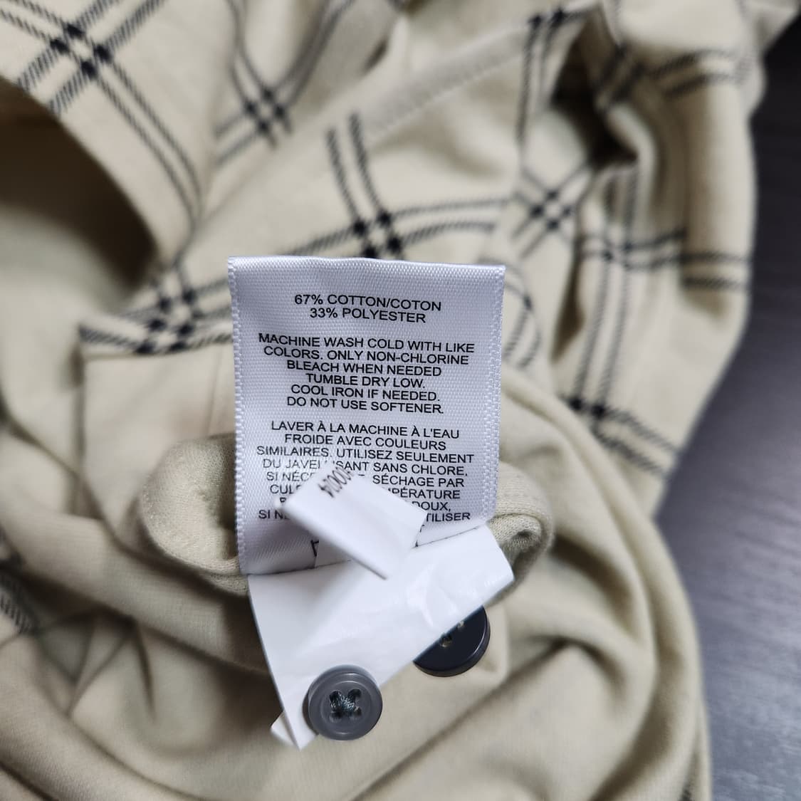 H643 [L-XL] EXPRESS 남성 체크 남방 셔츠 상품이미지5