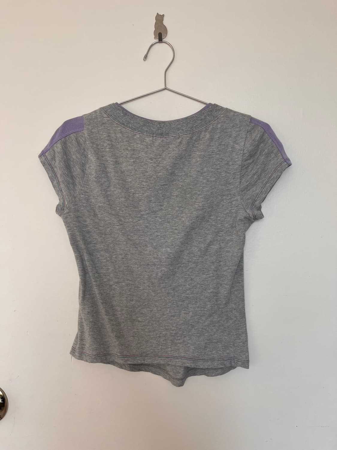 그레이 y2k 반팔티  상품이미지3