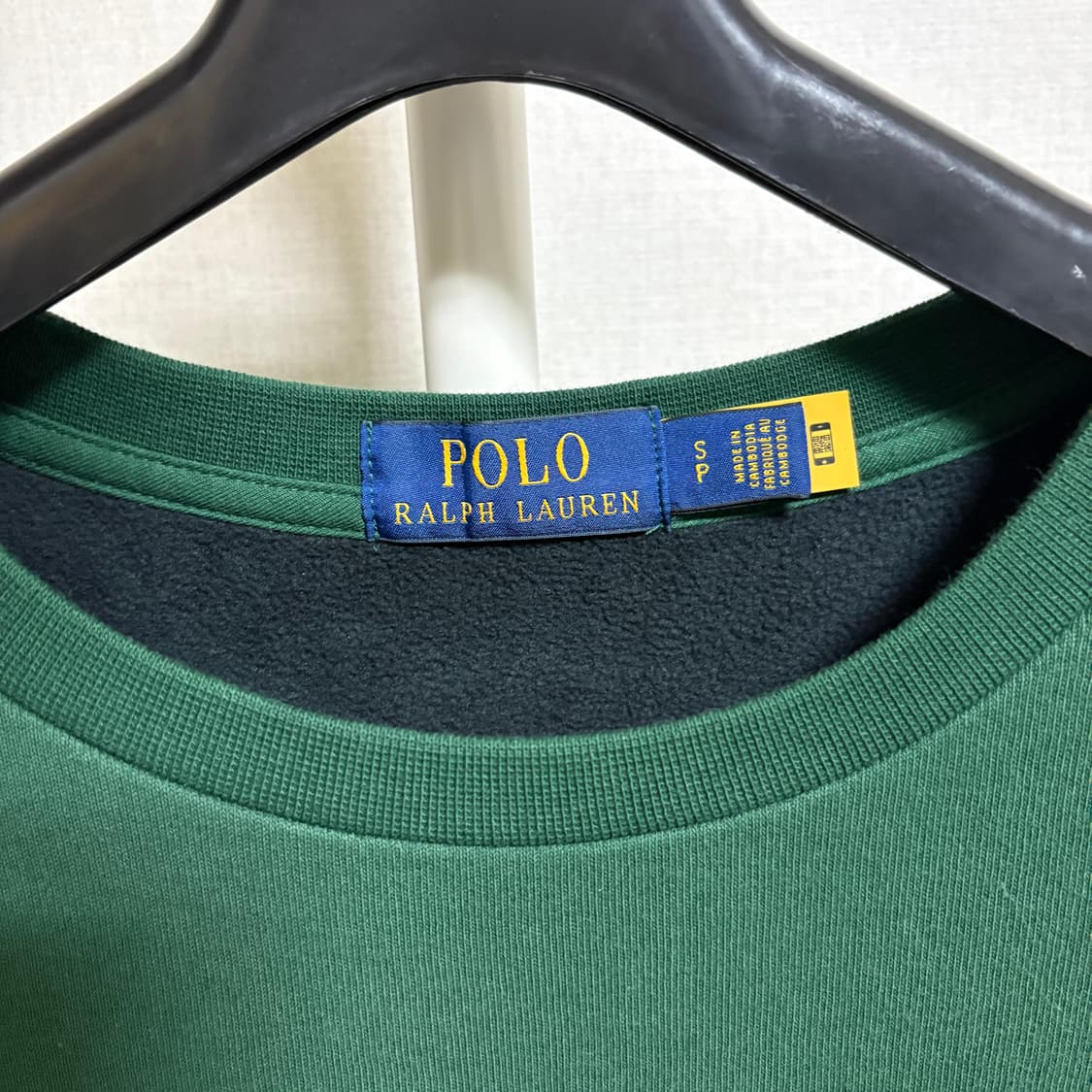 폴로 랄프로렌 기모 본딩 맨투맨 스웻셔츠 / 딥그린, S 상품이미지4