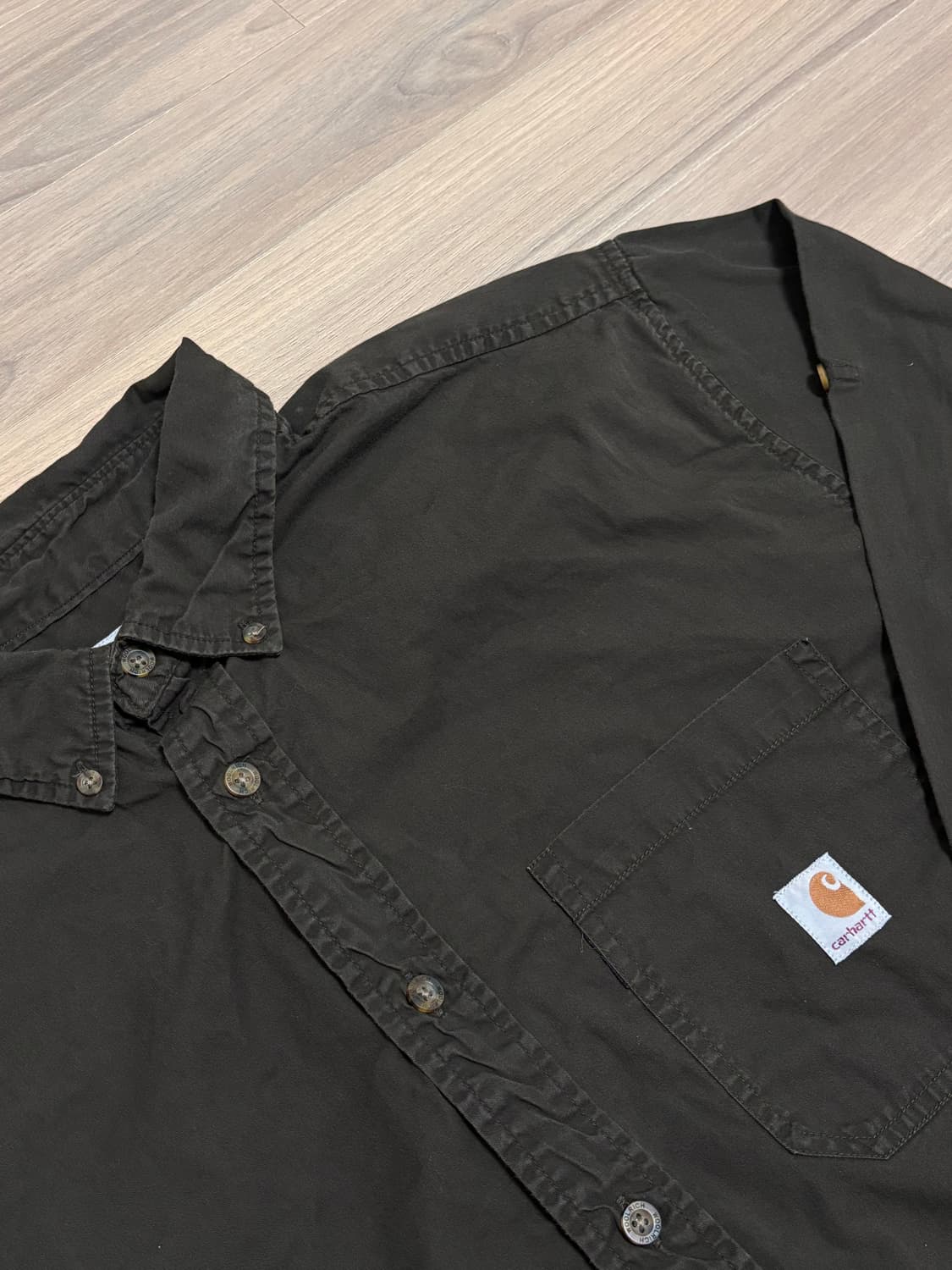 칼하트 셔츠 XL다크브라운 상품이미지2