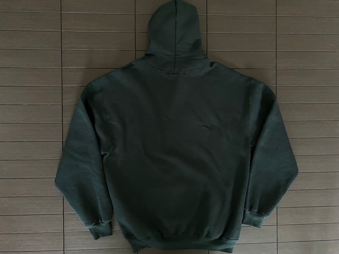 (XL) 90s 빈티지 러셀 후드 블랙 상품이미지4