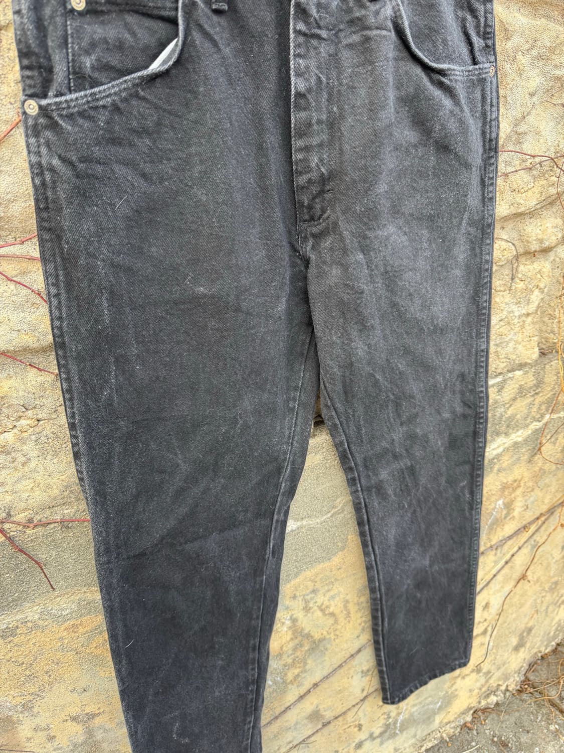 90s 랭글러 빈티지 96501cb 블랙 데님 팬츠 블랙진 상품이미지5