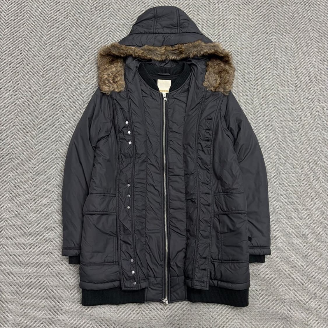 디젤 퍼후드 패딩 자켓 v1535 상품이미지5