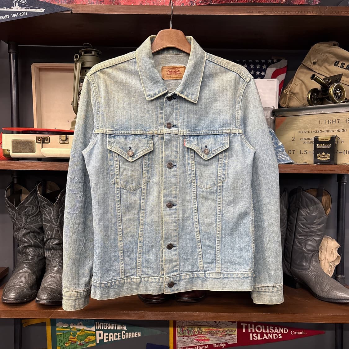 00s 리바이스 70599 빈티지 페이딩 타입3 트러커 데님자켓 N917 상품이미지1