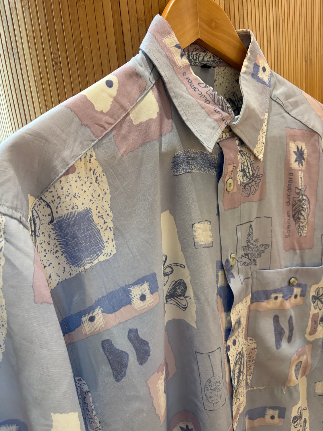 80s CLUB D'AMINGO Pattern Shirt 상품이미지2