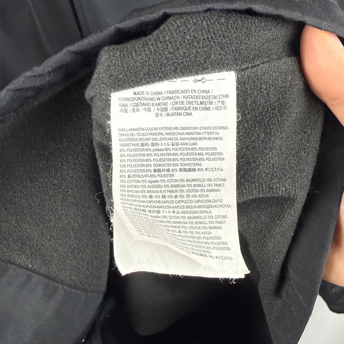 L) 반스 후드 코치 자켓 블랙 상품이미지5