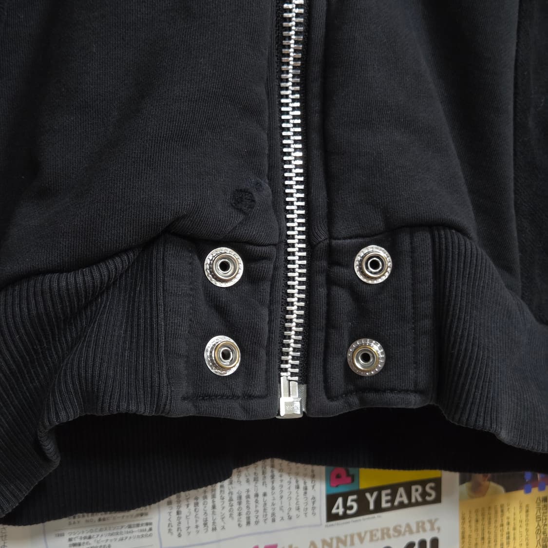 디젤 스타 배색 후드 집업 상품이미지8