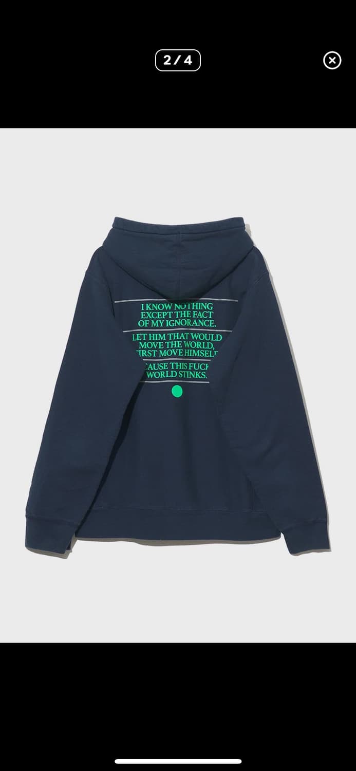 슈프림 노우 다이셀프 후드티 상품이미지2