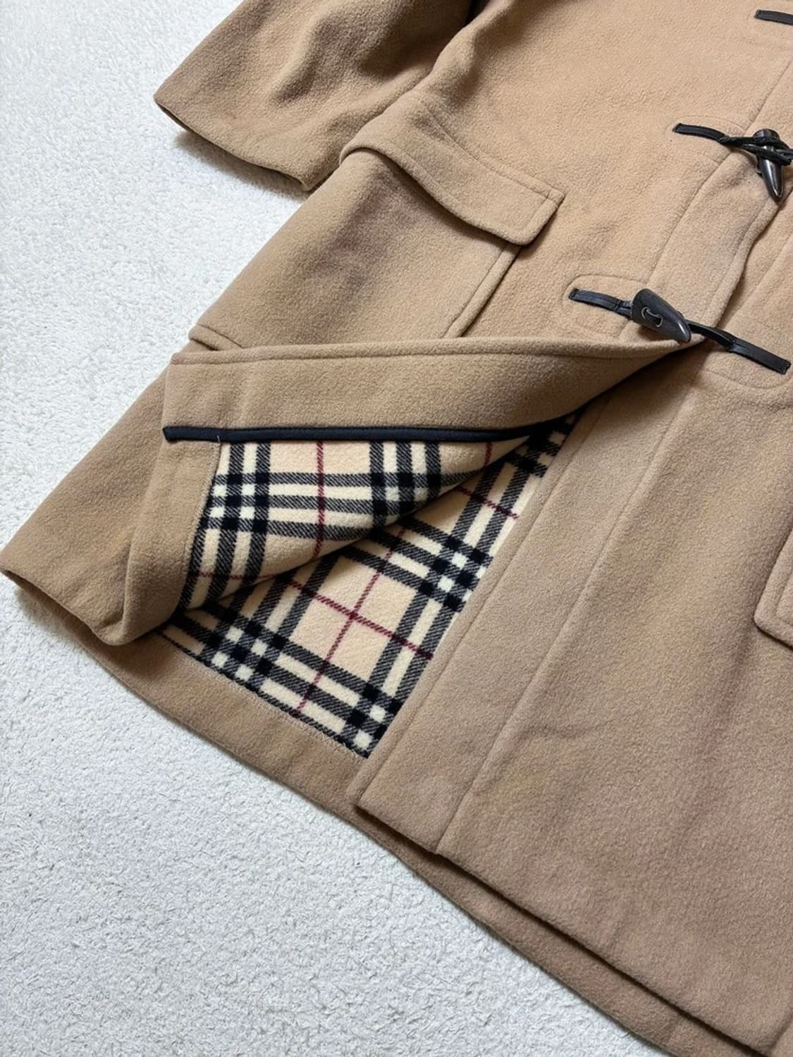 버버리 90s 노바체크 안감 더플 코트 PN6709 상품이미지5