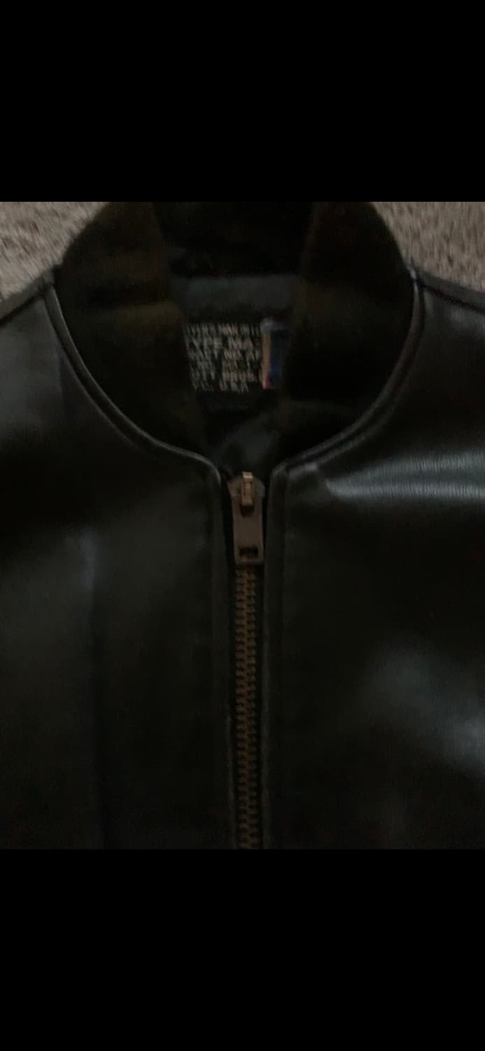 vtg schott leather ma-1 44 상품이미지3