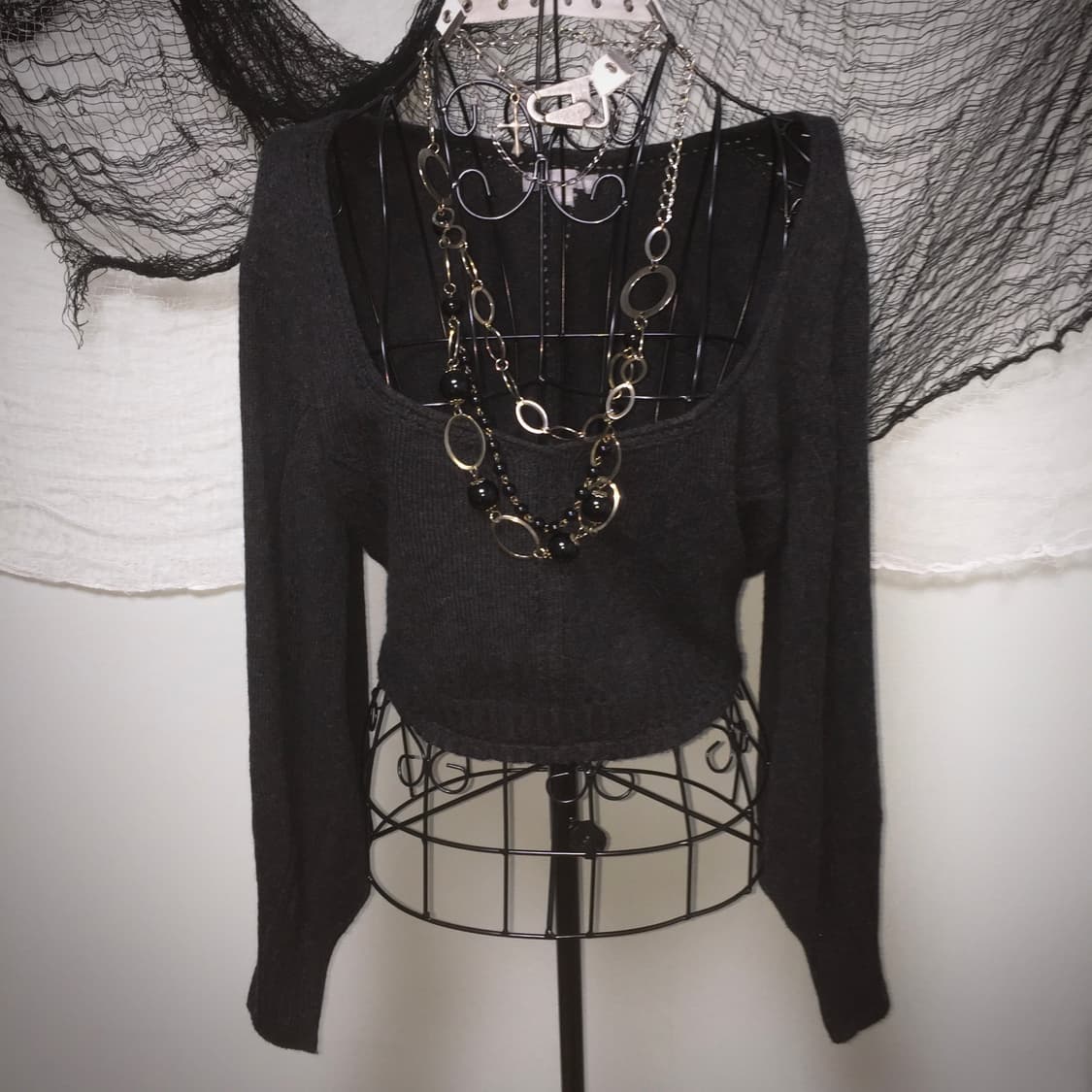 Mame Kurogouchi bolero knit 상품이미지2