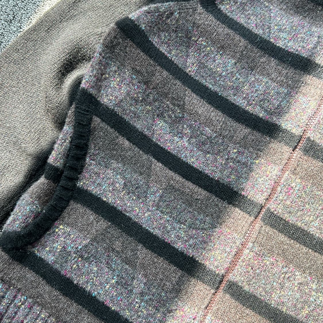 아르마니 진스 실루엣 니트 집업 상품이미지6