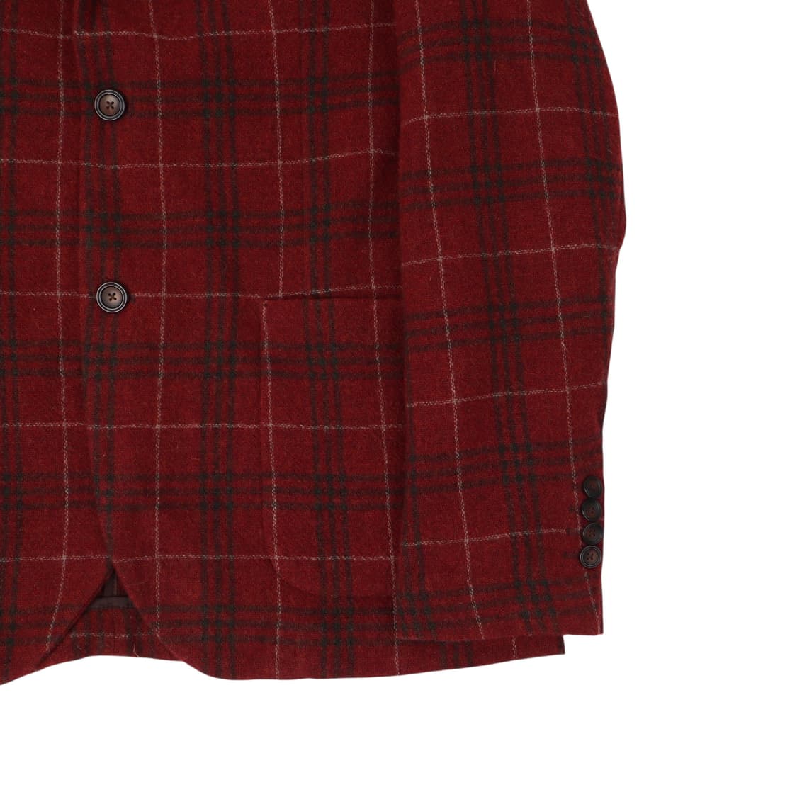 Circolo 1901 치르콜로 레드 체크 버진 울 자켓 상품이미지3