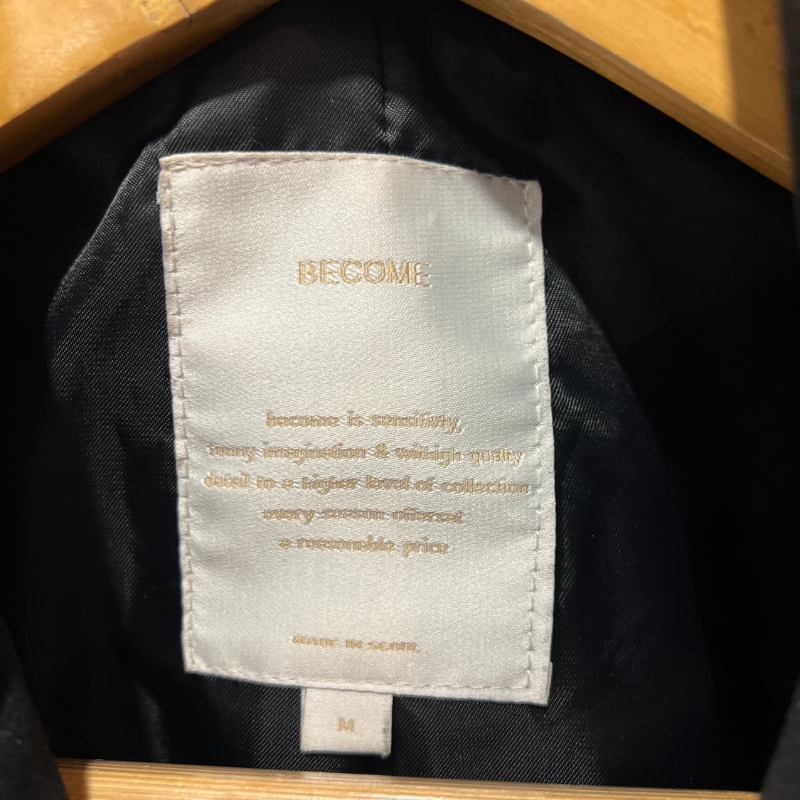 Become 블랙 스웨이드 자켓 상품이미지3