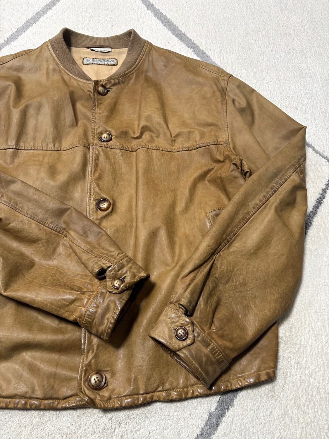[50] 엠포리오 아르마니 레더자켓 상품이미지5