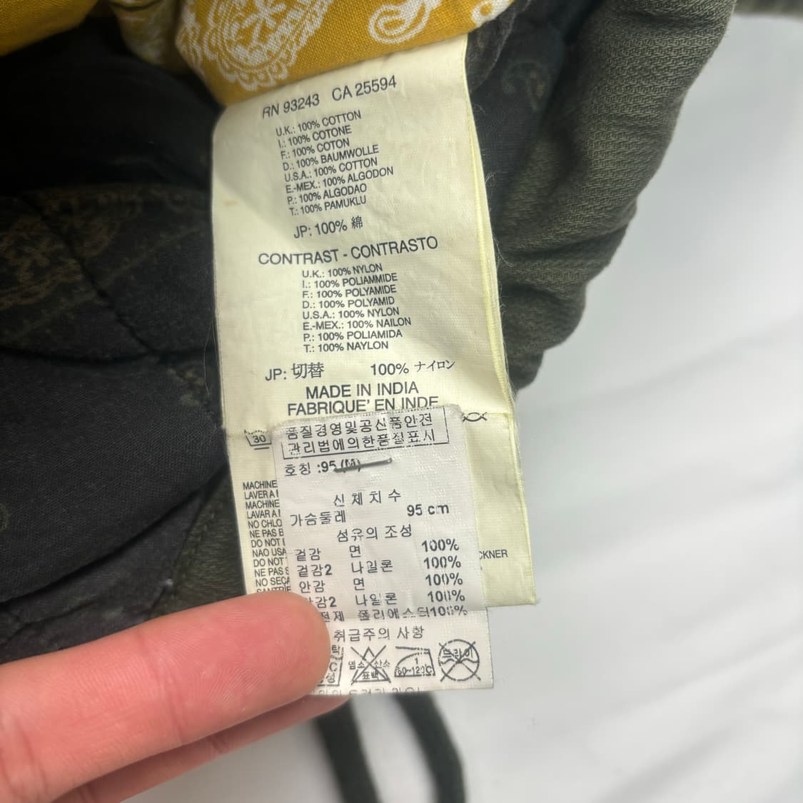 디젤 M-51 피쉬테일 반다나 카키 야상 파카 M 상품이미지8