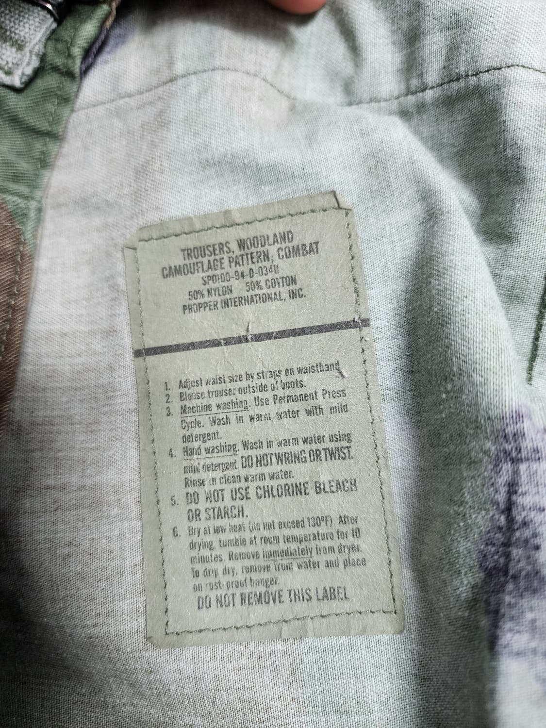 미군 우드랜드 BDU 밀리터리 카고바지 상품이미지8