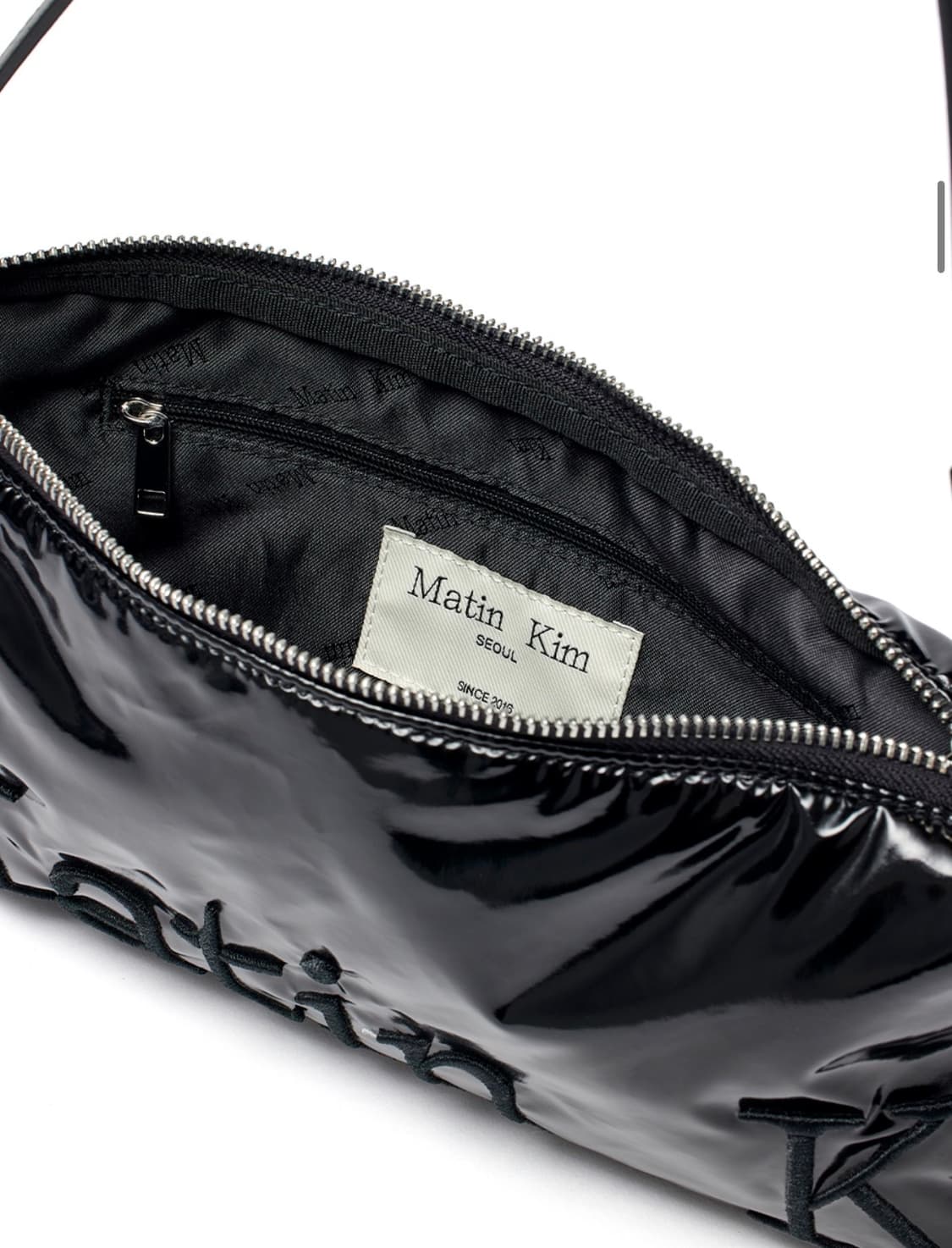 GLOSSY LOGO STITCH MINI SHOULDER BAG 상품이미지3