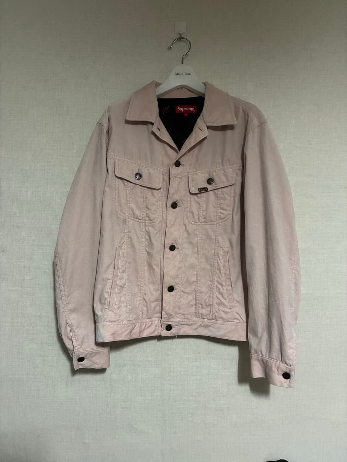슈프림 벨루어 트러커 자켓 M 상품이미지1