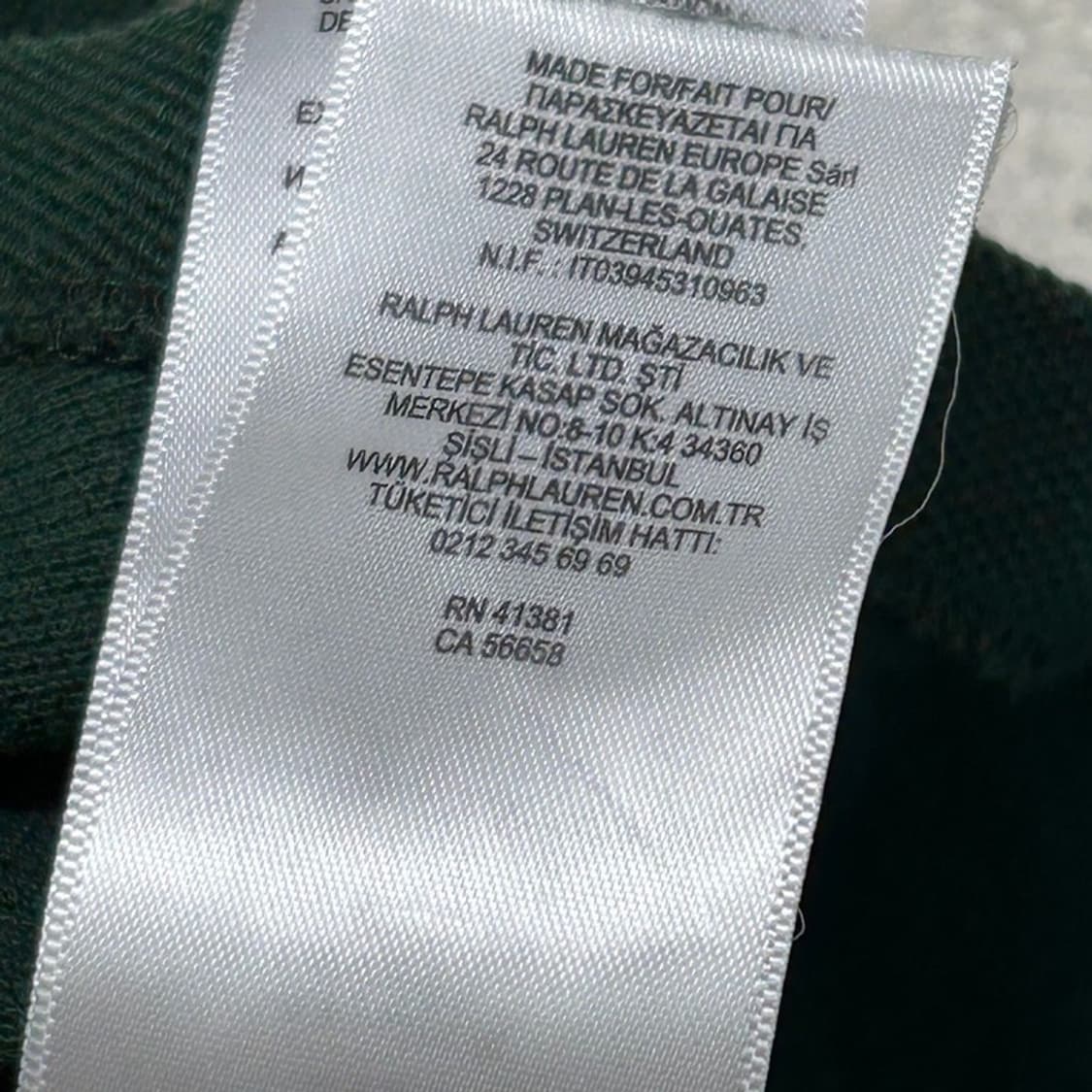POLO RALPH LAUREN 커스텀핏 pk 반팔티 그린 XL 상품이미지9