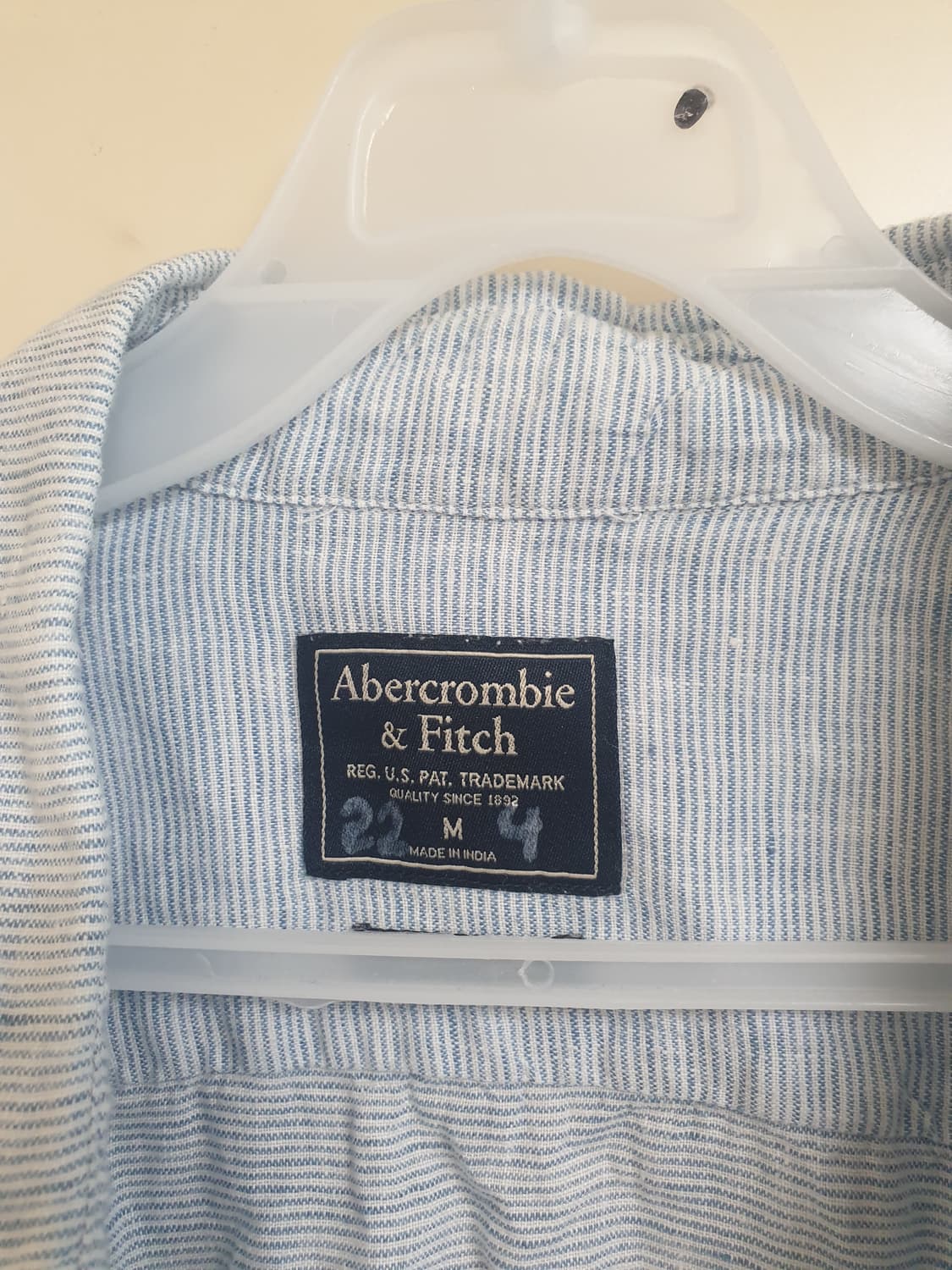 Abercrombie & Fitch 스트라이프 셔츠 M 상품이미지3