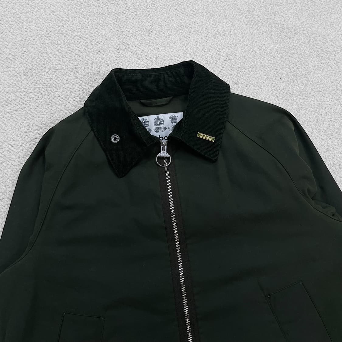 바버 Barbour 비콘 먼로 왁스 블루종 자켓 카키 상품이미지2