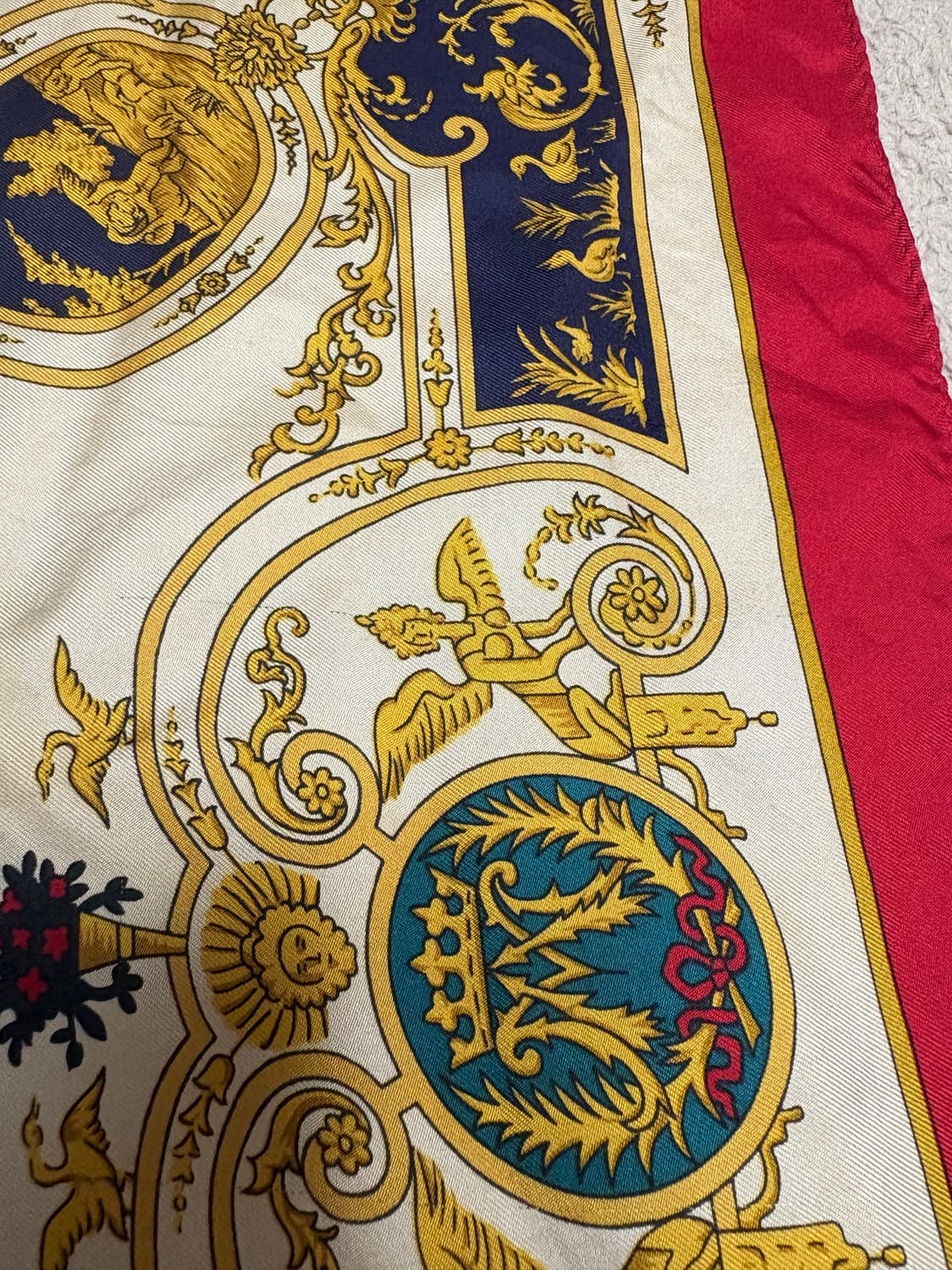 란셀(LANCEL) 프랑스 실크 스카프 상품이미지8