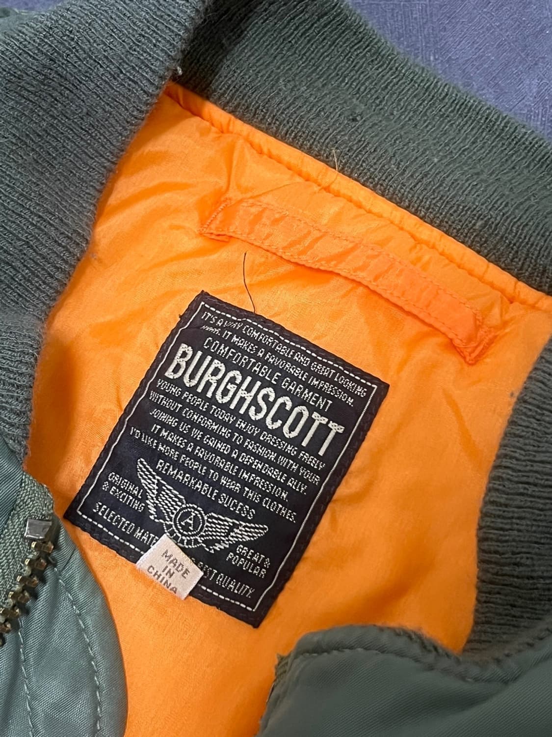 Burghshcoot 올드스쿨 항공점퍼 (남녀공용 상품이미지6