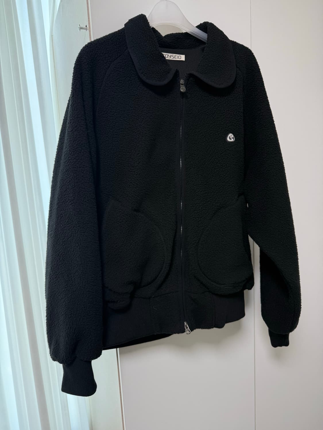 코이세이오 라운드 카라 플리스 자켓 상품이미지1