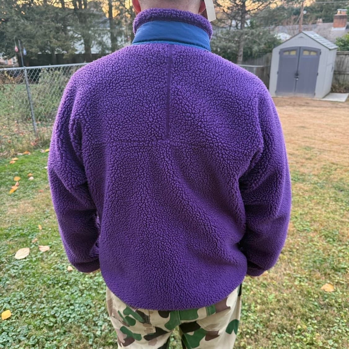 10s 파타고니아 레트로-X 플리스 퍼플 블루 상품이미지6