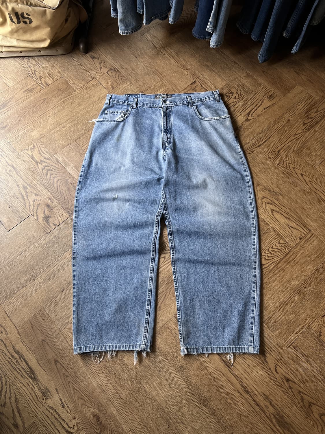 [38]00's 리바이스 USA 실버탭 와이드 배기 데님 팬츠 상품이미지2