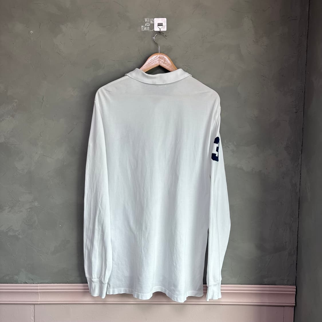 폴로 랄프로렌 빅포니 카라티 롱슬리브 화이트 상품이미지4