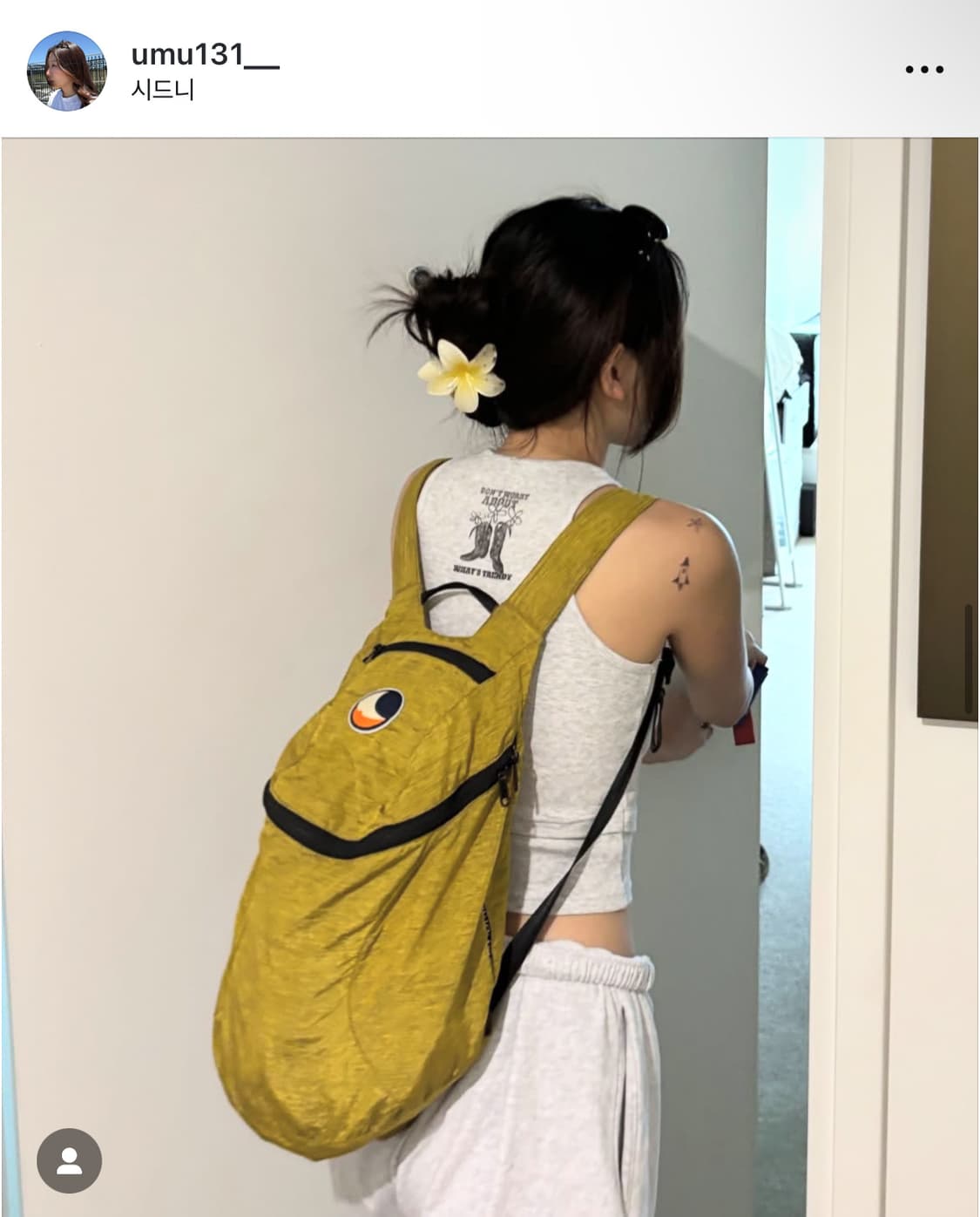 티켓투더문 미니 백팩 15L 그레이 다크그레이 상품이미지2