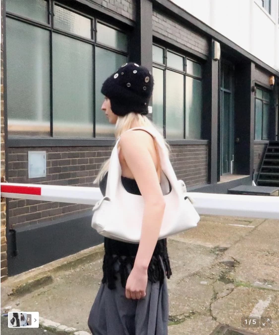 코이무이 Poket Hobo Bag Medium (Ivory) 상품이미지2