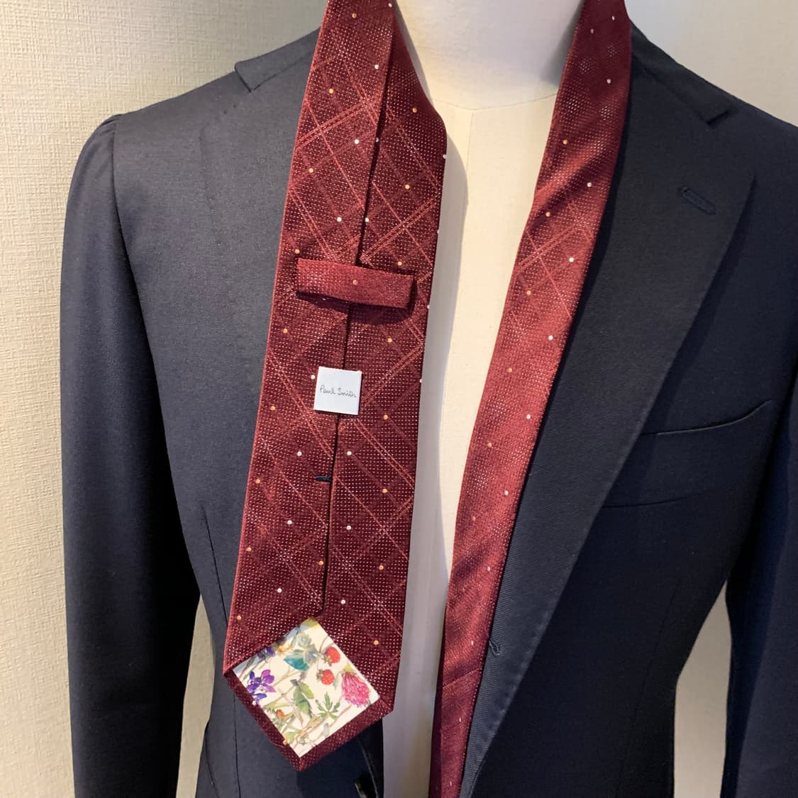 폴스미스(Paul smith) 명품넥타이 도트 체크넥타이 A+등급 상품이미지2