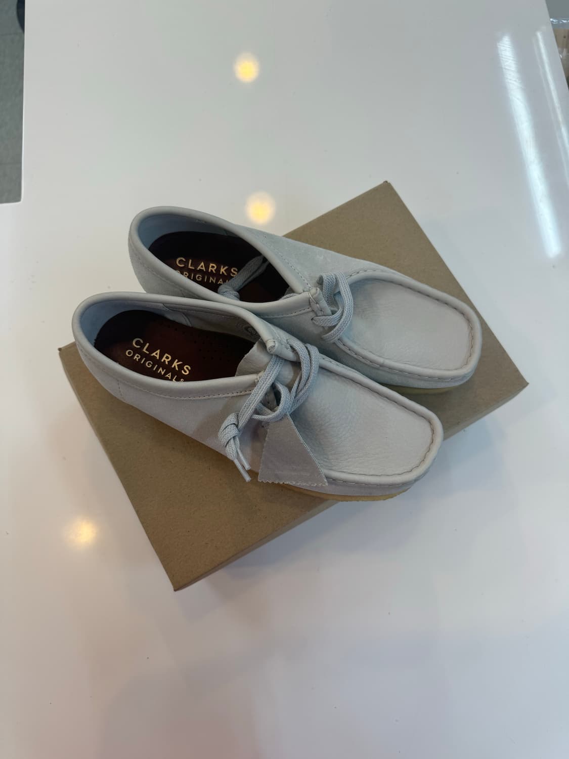 (새상품) 클락스 왈라비 라이트블루 240(39) 상품이미지2