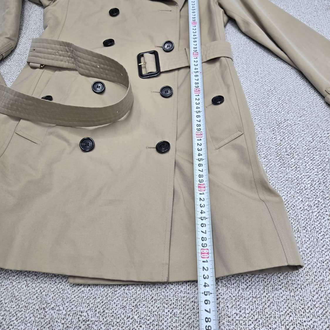 0941. 버버리켄싱턴 미드 링스 베이지 트렌치 코트170/80A 상품이미지6