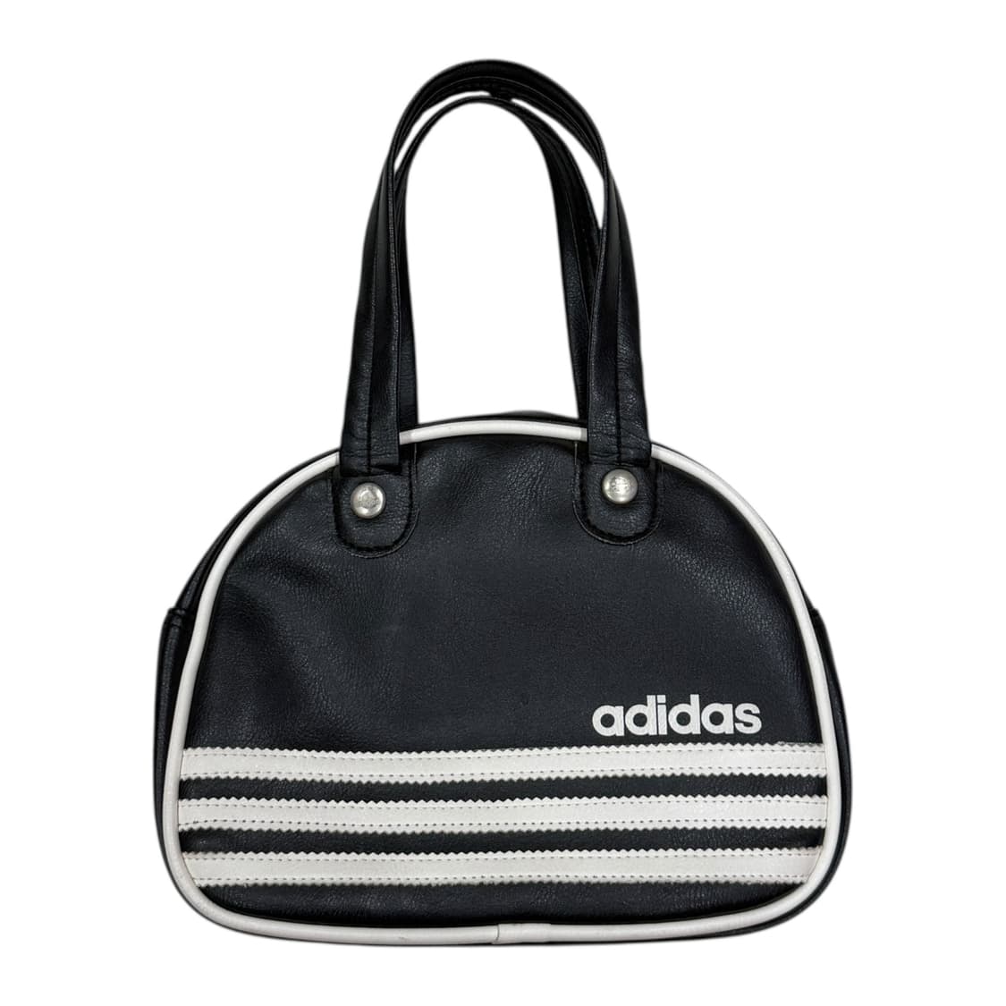 아디다스 빈티지 레더 토트백 Y2K 가방 블랙 상품이미지1
