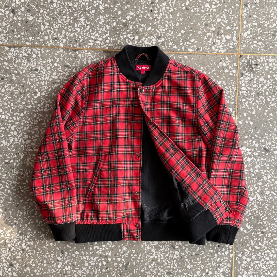 슈프림 타탄 체크 봄버 자켓 13aw 상품이미지3