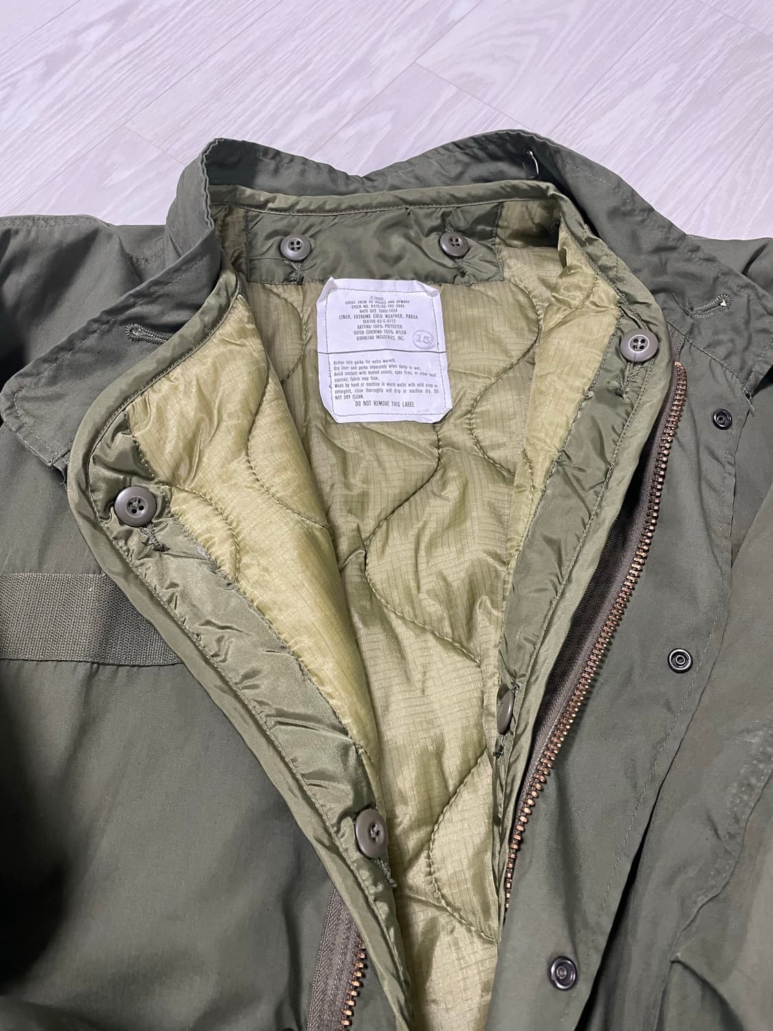 m65피쉬테일 오리지널 XL 데드스탁급 상품이미지5