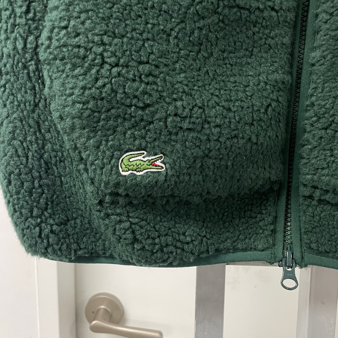 라코스테 라이브 후리스 조끼 그린 XS 상품이미지4
