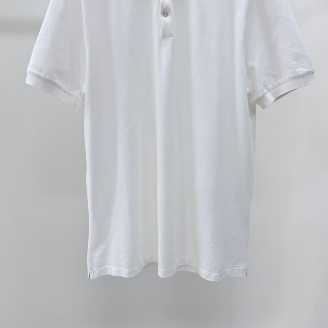 [S+급/2XL] 브루넬로 쿠치넬리 폴로 반팔 카라티 화이트 상품이미지3