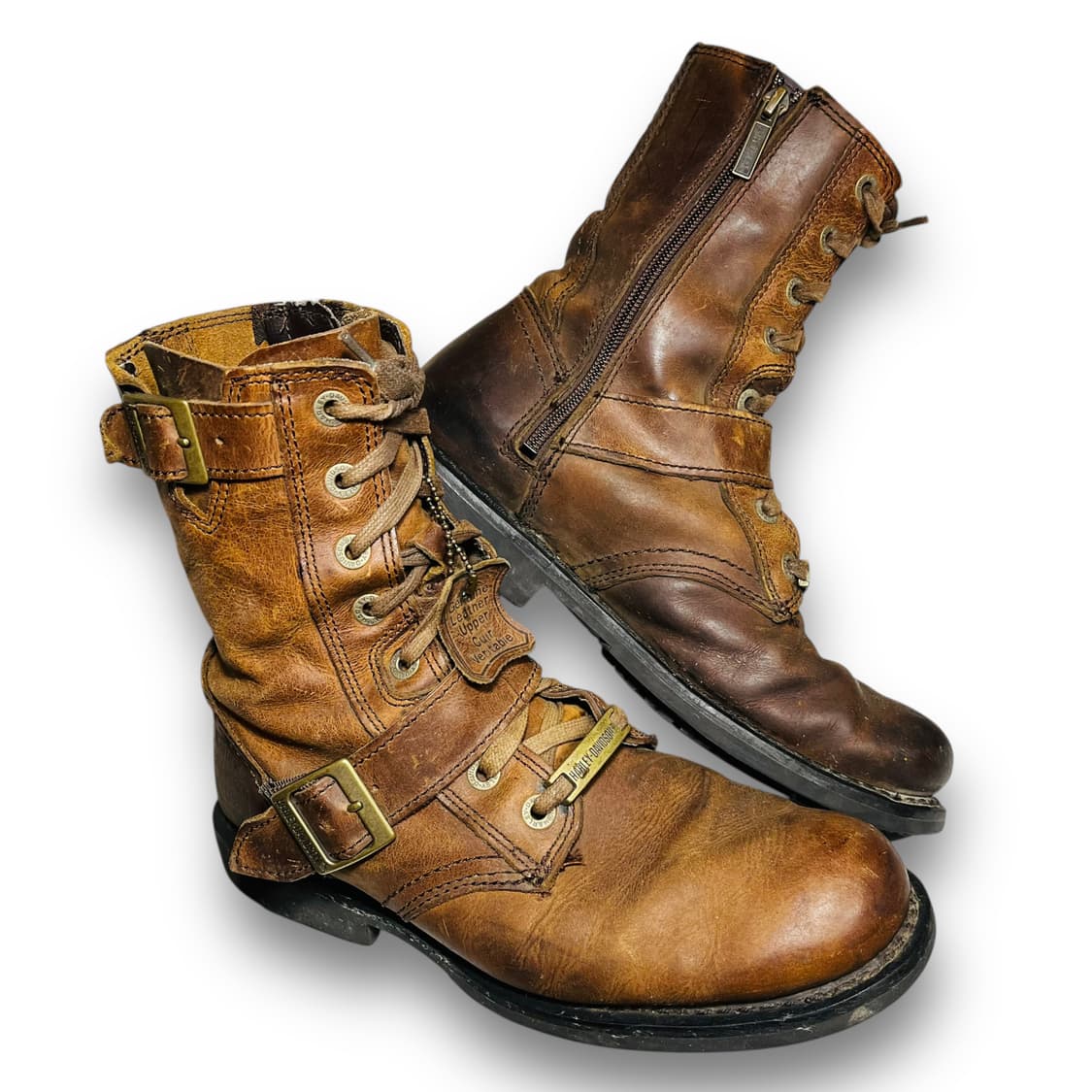 할리데이비슨 웨스턴 다크 브라운 빈티지 레인저 부츠 상품이미지3