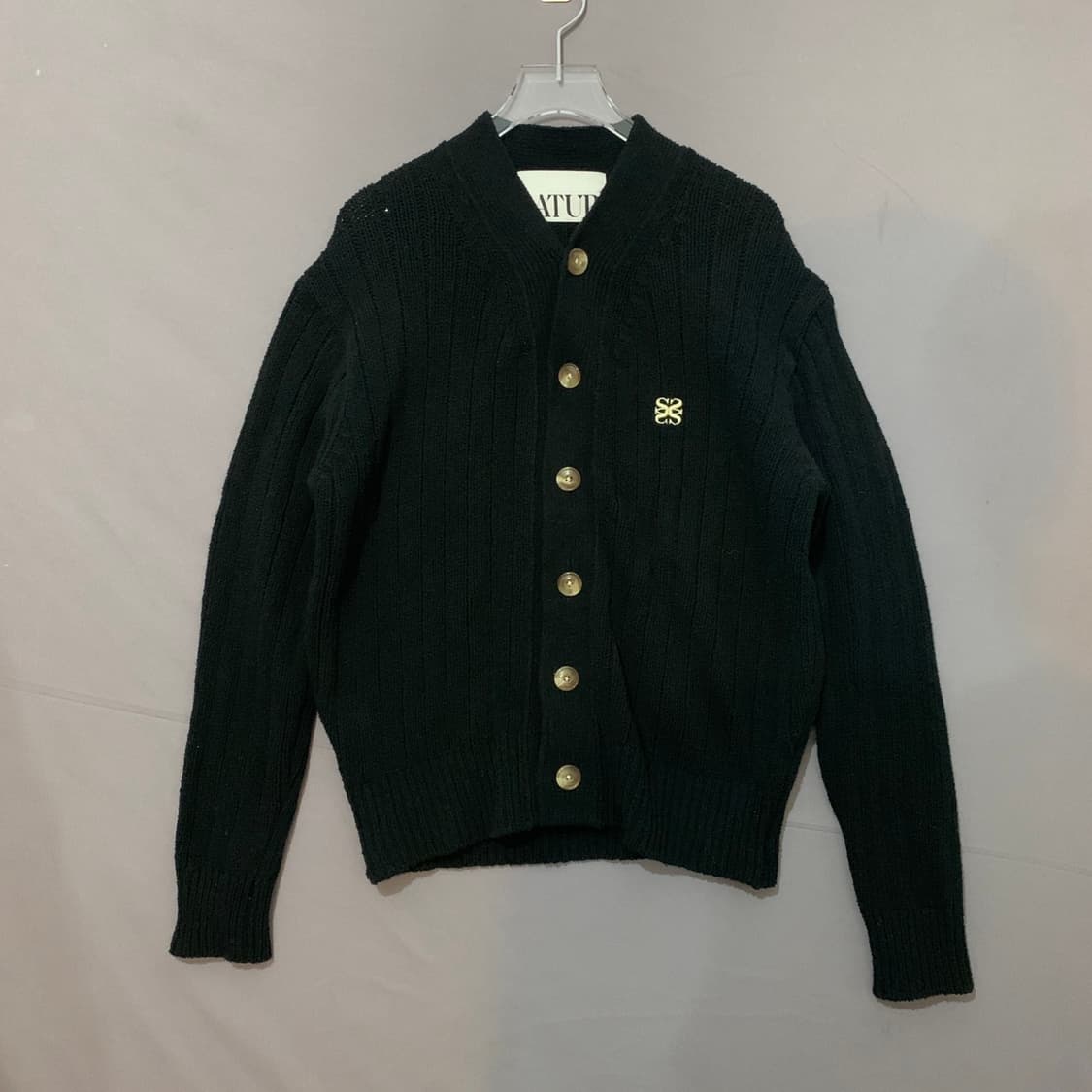 M SATUR 세터 파로 오버 사이즈 부클 가디건 상품이미지3