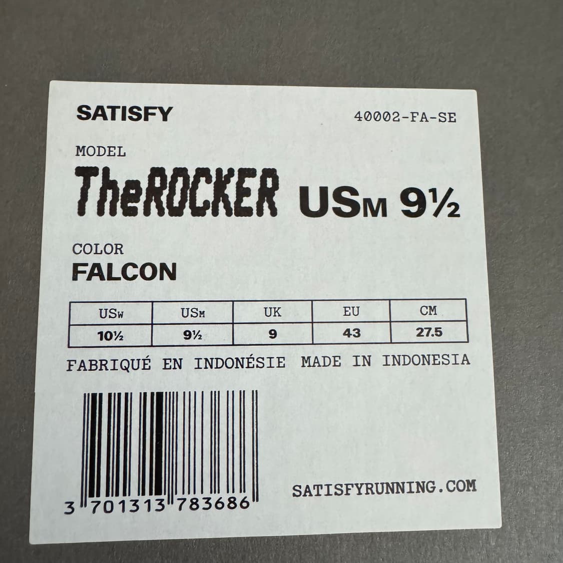 [275 ->  270, 265] 교환 새티스파이 더라커 팔콘 상품이미지2